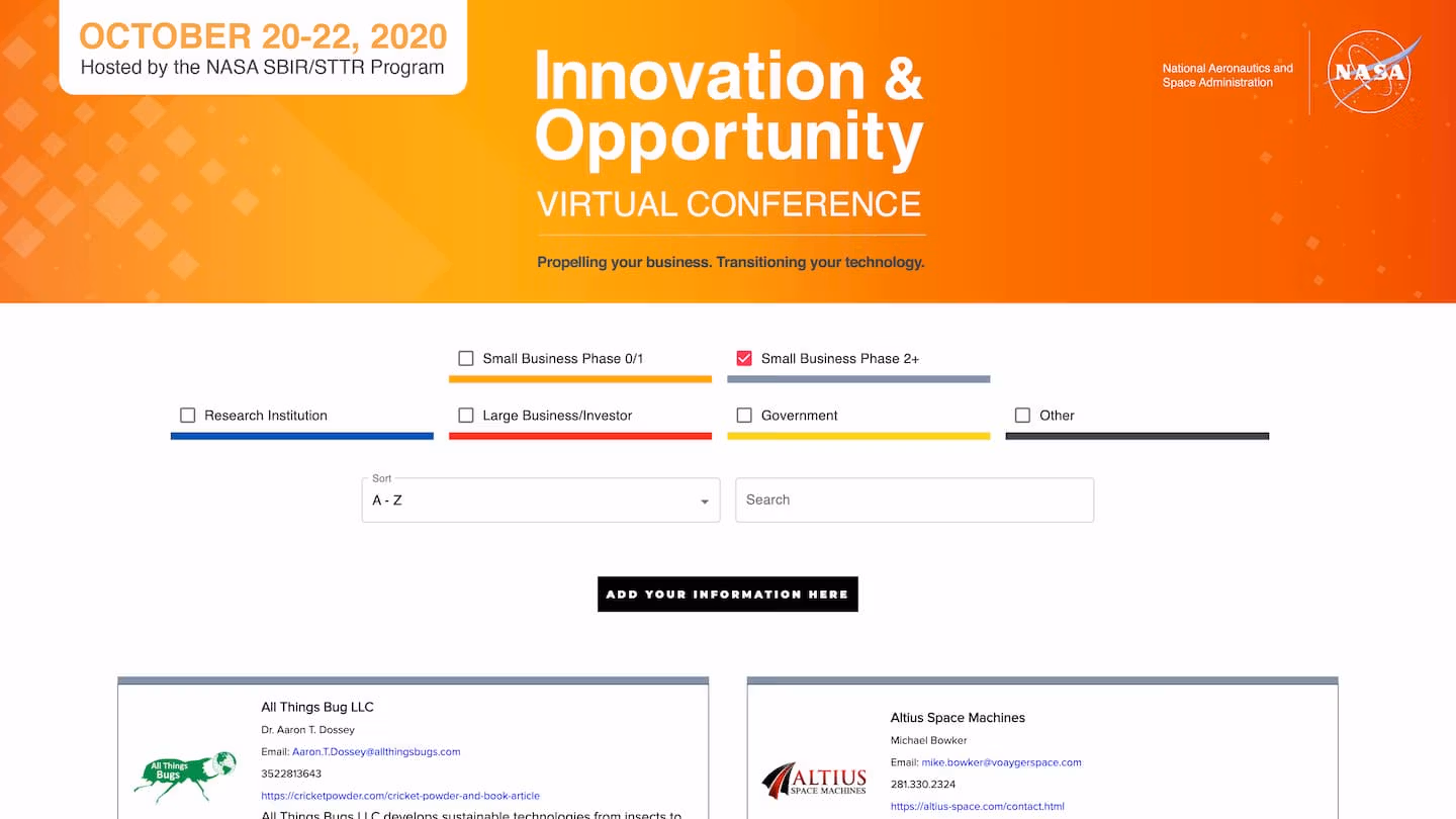 Nasa SBIR/STTR Program